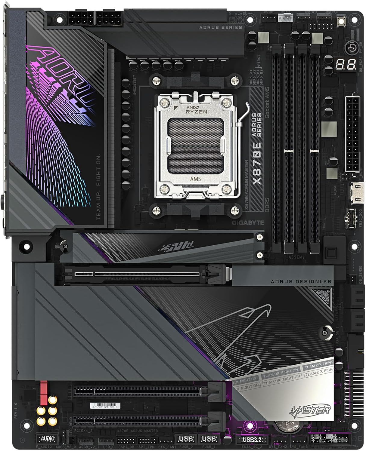 Материнская плата Gigabyte X870E AORUS Master (AM5, DDR5, Ryzen 9000)