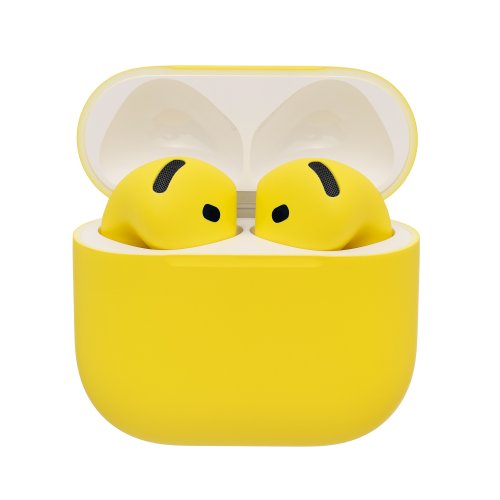 Наушники Apple AirPods 4 2024 color Лимон матовый (без системы активного шумоподавления)