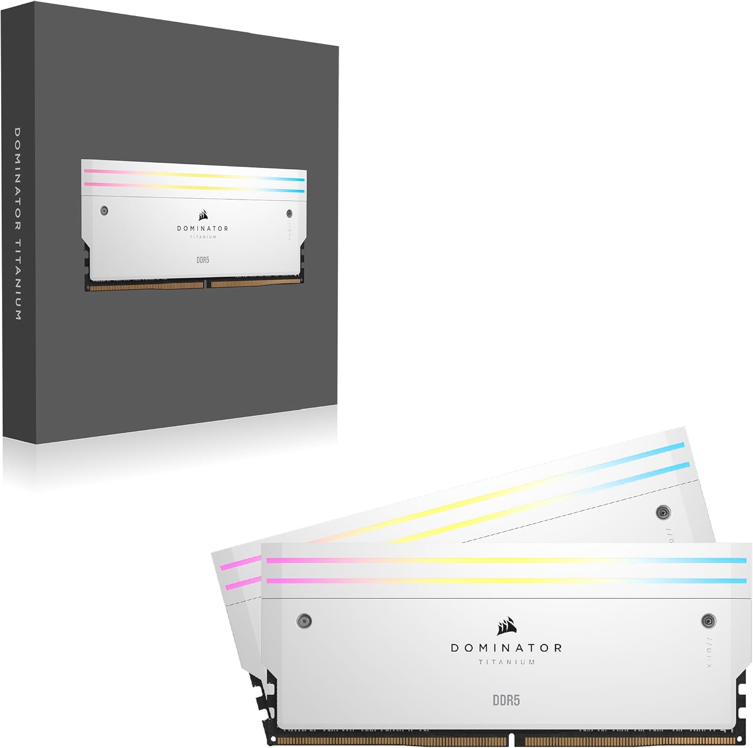 Оперативная память Corsair Dominator Titanium RGB 32GB (2 x 16GB) DDR5-7000 PC5-56000 (CMP32GX5M2X7000C34W)