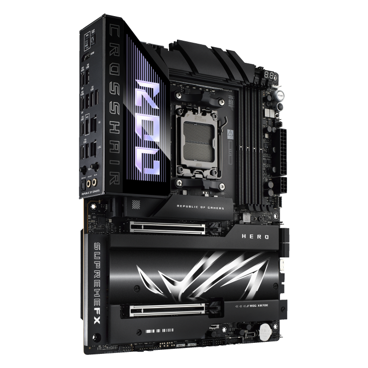 Материнская плата ASUS ROG CROSSHAIR X870E HERO (AM5, Ryzen 9000,  ASUS Aura Sync)