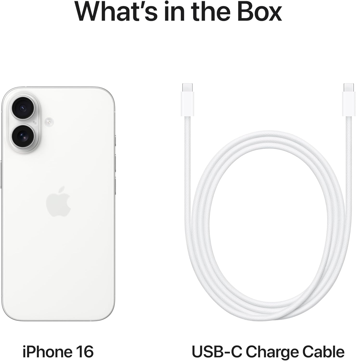 Смартфон Apple iPhone 16 256GB White