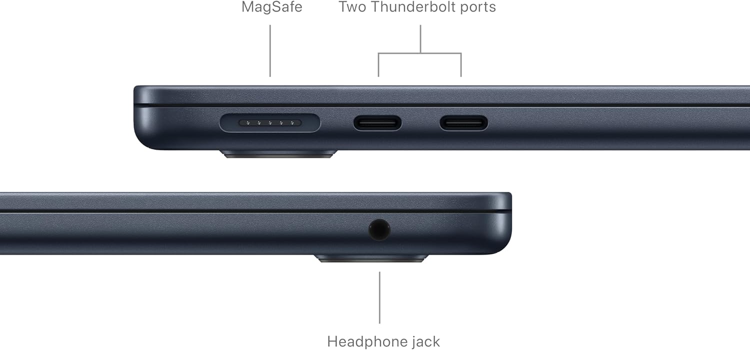 Ноутбук Apple MacBook Air 13.6" (2024) MC8K4 Midnight (M3 8-Core, GPU 8-Core, 16GB, 256GB)