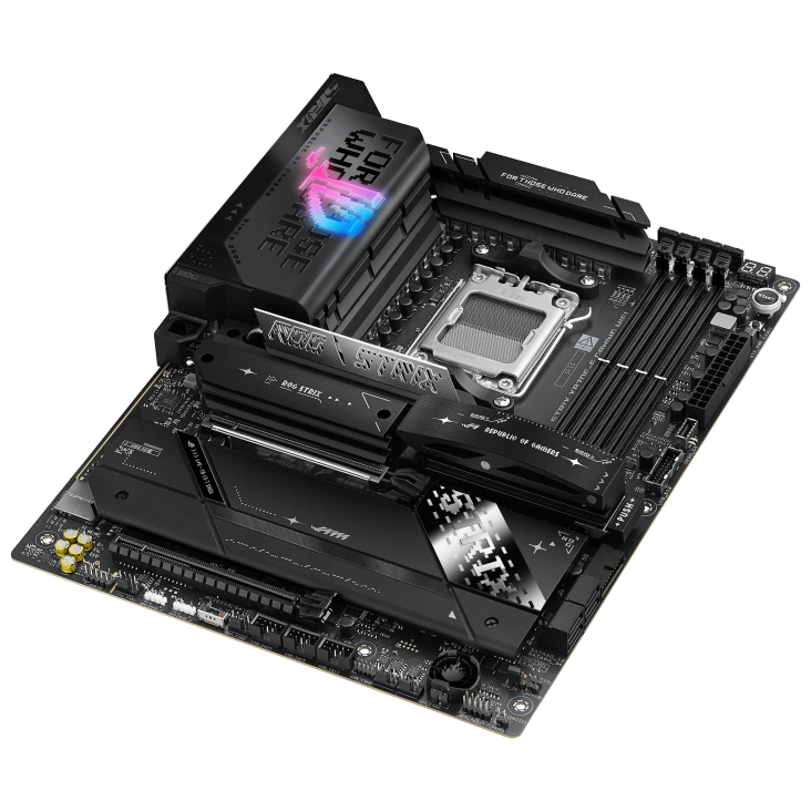 Материнская плата ASUS ROG STRIX X870E-E GAMING WIFI (AM5, PCIe 5.0x16,  ASUS Aura Sync)