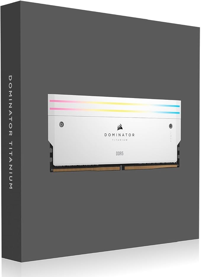 Оперативная память Corsair Dominator Titanium RGB 32GB (2 x 16GB) DDR5-7000 PC5-56000 (CMP32GX5M2X7000C34W)