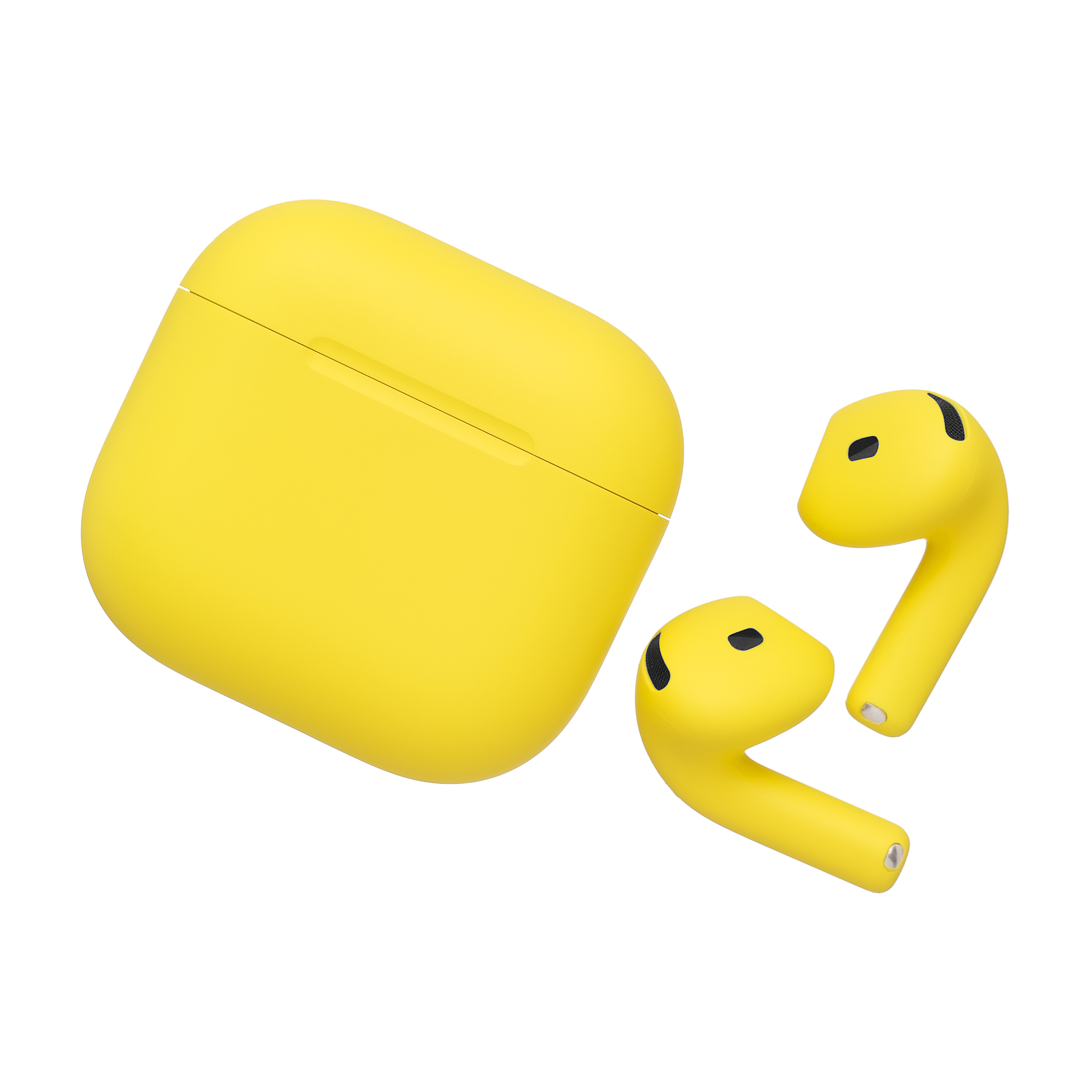 Наушники Apple AirPods 4 2024 color Лимон матовый (без системы активного шумоподавления)