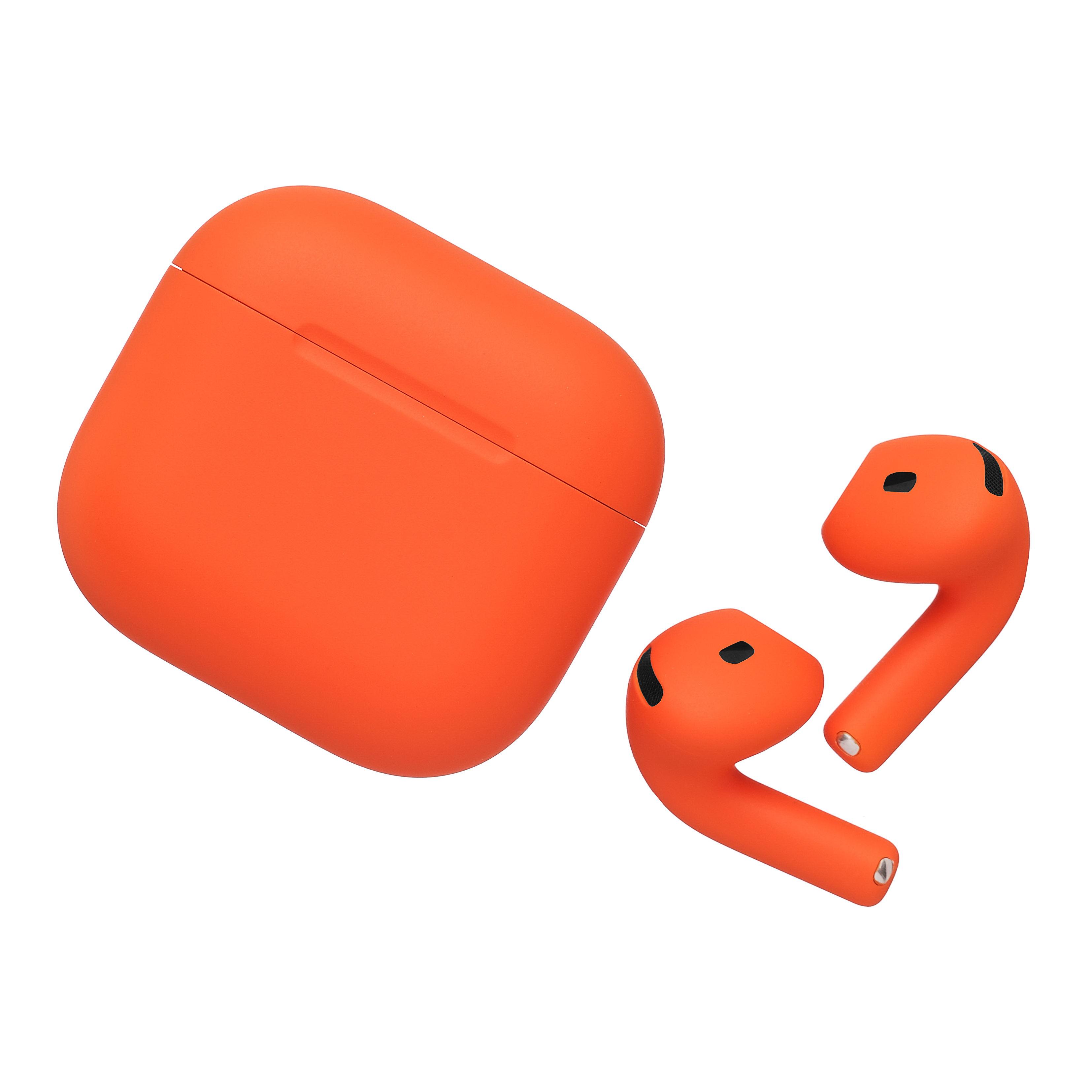 Наушники Apple AirPods 4 2024 color Оранж матовый (без системы активного шумоподавления)