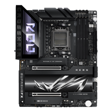 Материнская плата ASUS ROG CROSSHAIR X870E HERO (AM5, Ryzen 9000,  ASUS Aura Sync)