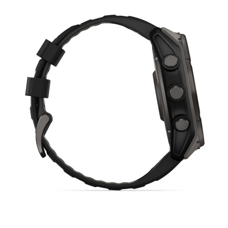 Умные часы Garmin Fenix 8 51мм Solar Sapphire Titanium Carbon Gray (010-02907-11)