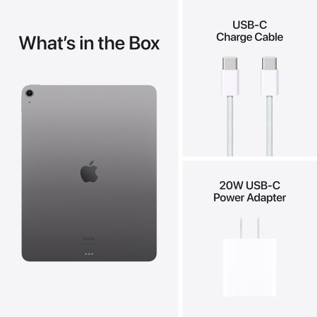 Планшет Apple iPad Air 13 (2024) M2 512GB Wi-Fi, Space Gray (MV2J3)