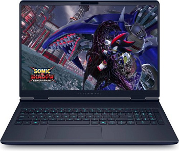 Ноутбук Dell Alienware 16X Aurora (Ultra 7 255HX 2.3GHz/240Hz/2560x1600/16GB/1TB SSD/RTX 5060 8GB/Win 11)