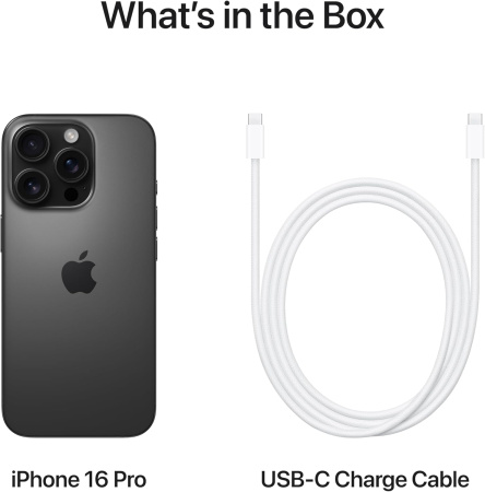 Смартфон Apple iPhone 16 Pro 128GB Black Titanium