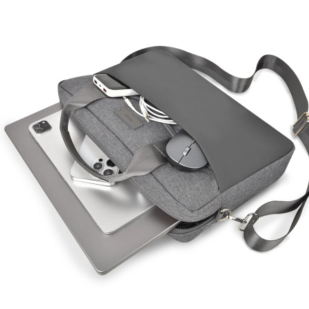 Сумка для ноутбука WiWU Minimalist Laptop Bag Pro Gray 15,6"